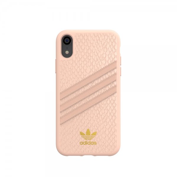 Adidas iPhone Xr Kuori OR 3-Stripes Snap Case Käärme Vaaleanpunainen