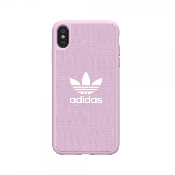 Adidas iPhone Xs Max kuori OR Moulded Case Canvas FW18 Clear Pink
