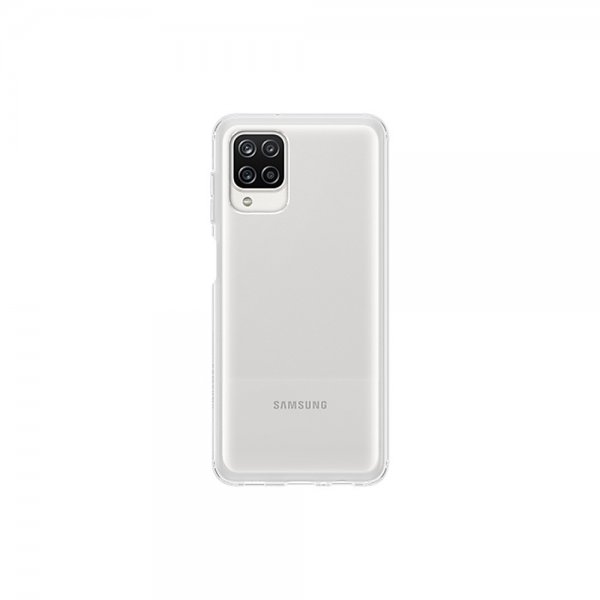 Samsung Original Galaxy A12 -suojakuori Soft Clear Cover Transparent