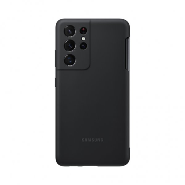 Samsung Original Galaxy S21 Ultra -silikonisuojakuori ja S Pen, musta
