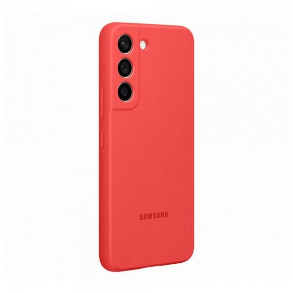 Samsung Alkuperäinen Galaxy S22 Plus Suojakuori Silikonikansi Coral