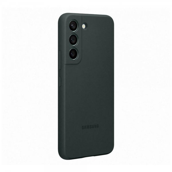 Samsung Alkuperäinen Galaxy S22 Plus -suojakuori silikonia, tummanvihreä