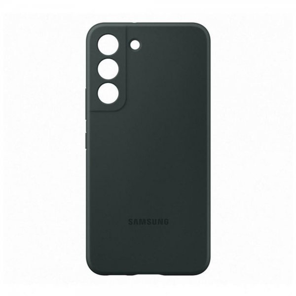 Samsung Original Galaxy S22 Kuori Silikonikuori Tummanvihreä