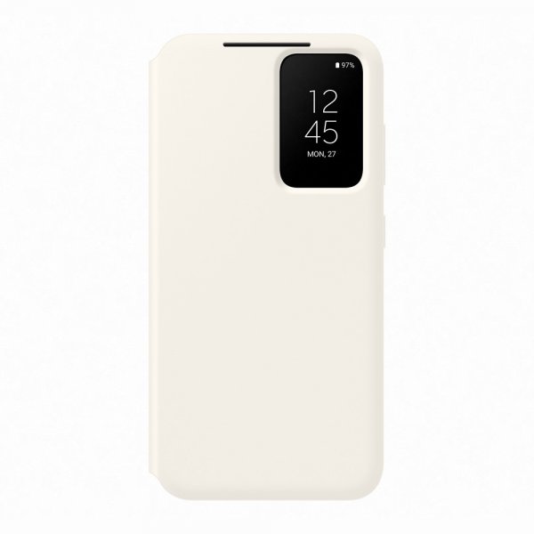Samsung alkuperäinen Galaxy S23 Smart View Wallet Cover, Cream