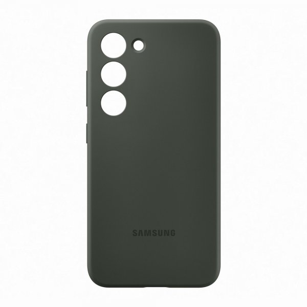 Samsung Original Galaxy S23 Kuori Silikonisuojakuori Khaki