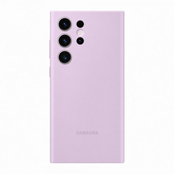 Samsung Alkuperäinen Galaxy S23 Ultra Silikonikuori Lavender
