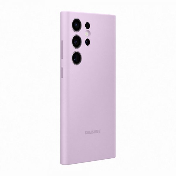 Samsung Alkuperäinen Galaxy S23 Ultra Silikonikuori Lavender