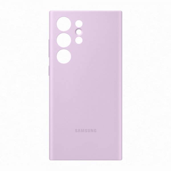 Samsung Alkuperäinen Galaxy S23 Ultra Silikonikuori Lavender