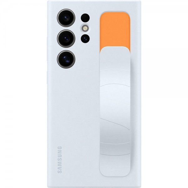 Samsung Alkuperäinen Galaxy S24 Ultra -kuori Standing Grip Case vaaleansininen