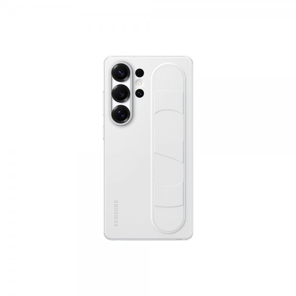 Samsung Alkuperäinen Galaxy S25 Ultra Kuori Standing Grip Case Valkoinen