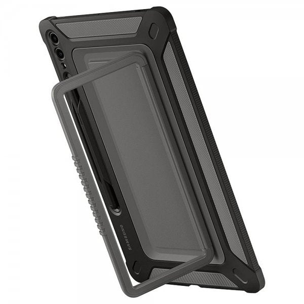 Samsung alkuperäinen Galaxy Tab S9 Plus Outdoor Cover -suojakuori, titaani