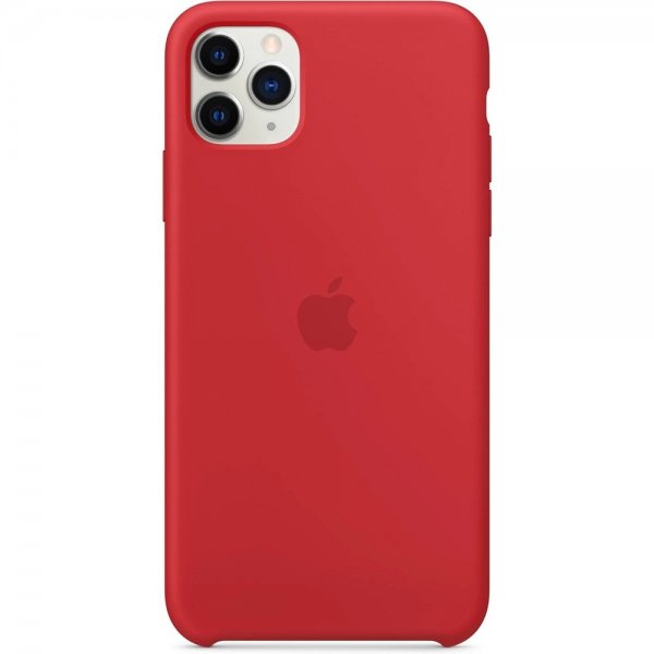 Apple Alkuperäinen iPhone 11 Pro Max Kuori Silikoni Case Punainen