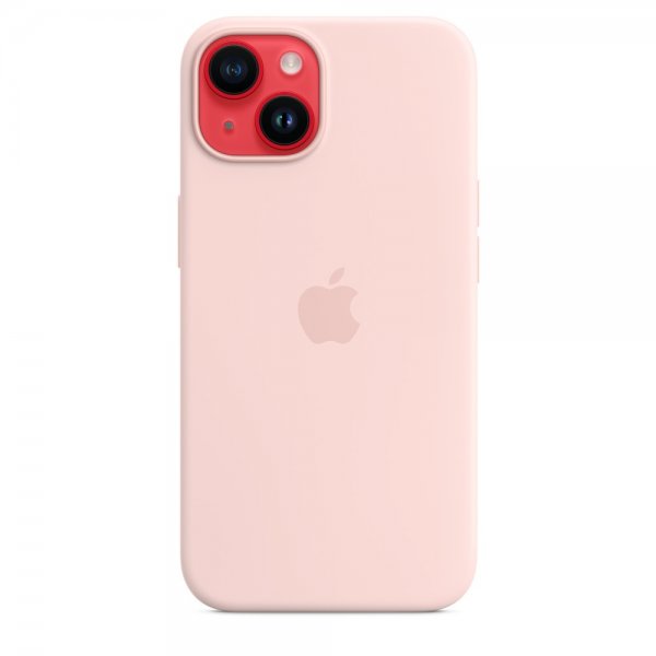 Apple Alkuperäinen iPhone 14 Plus Silikonisuojakuori MagSafella - Liiturósa