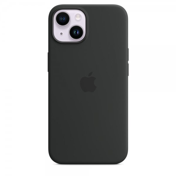 Apple Original iPhone 14 Plus Kuori Silikonikuori MagSafe Midnatt