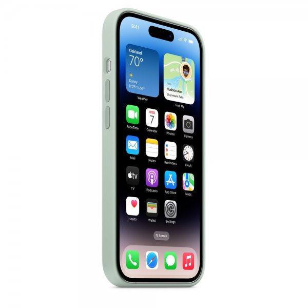 Apple Alkuperäinen iPhone 14 Pro Max Silikonikuori MagSafe Mehikasvi