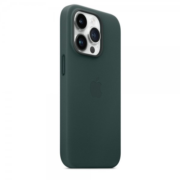 Apple Alkuperäinen iPhone 14 Pro -nahkakuori MagSafe, metsänvihreä