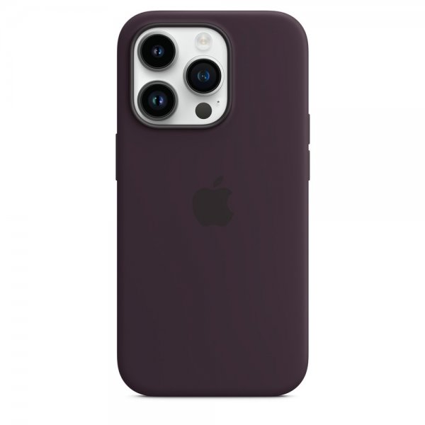 Apple Original iPhone 14 Pro -silikonisuojakuori MagSafella, seljanmarja
