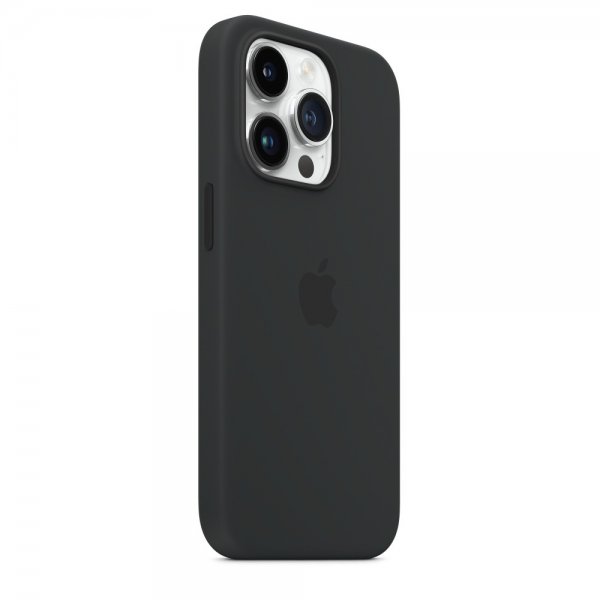 Apple Original iPhone 14 Pro Kuori Silikonikuori MagSafe Midnatt
