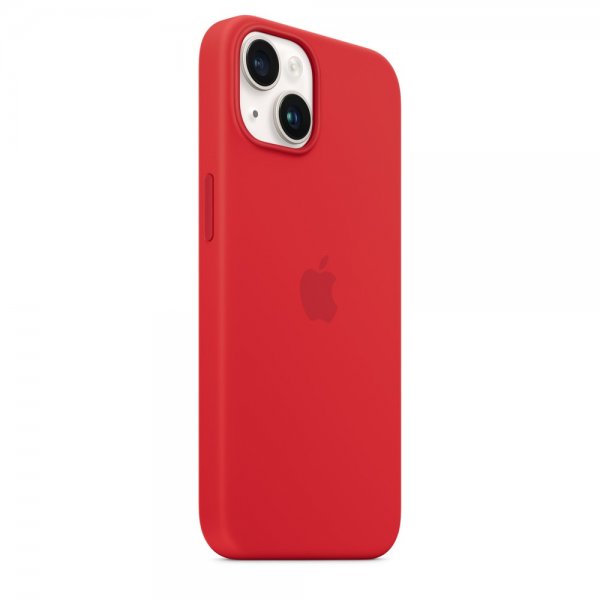 Apple Alkuperäinen iPhone 14 Silikonisuojakuori MagSafe (PRODUCT)RED