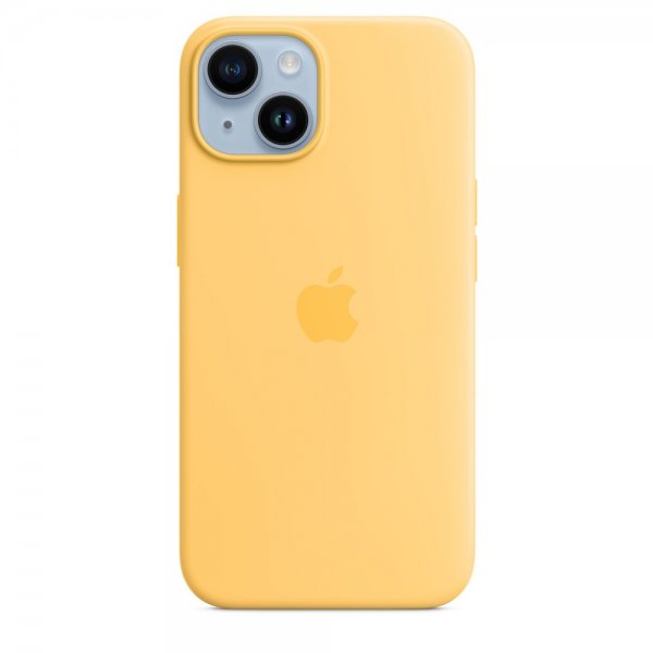Apple Alkuperäinen iPhone 14 Silikonisuojakuori MagSafe Aurinkoa