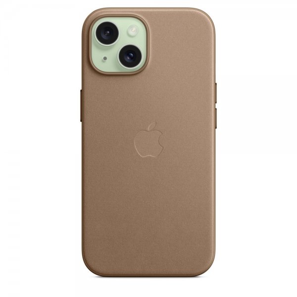 Apple Original iPhone 15 Kuori FineWoven MagSafe Sorkanruskea