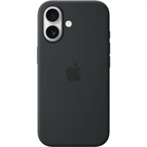 Apple Original iPhone 17 Kuori Silicone Case MagSafe Musta
