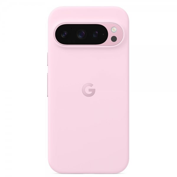 Google Original Pixel 9 Pro XL -silikonisuojakuori, Rose Quartz