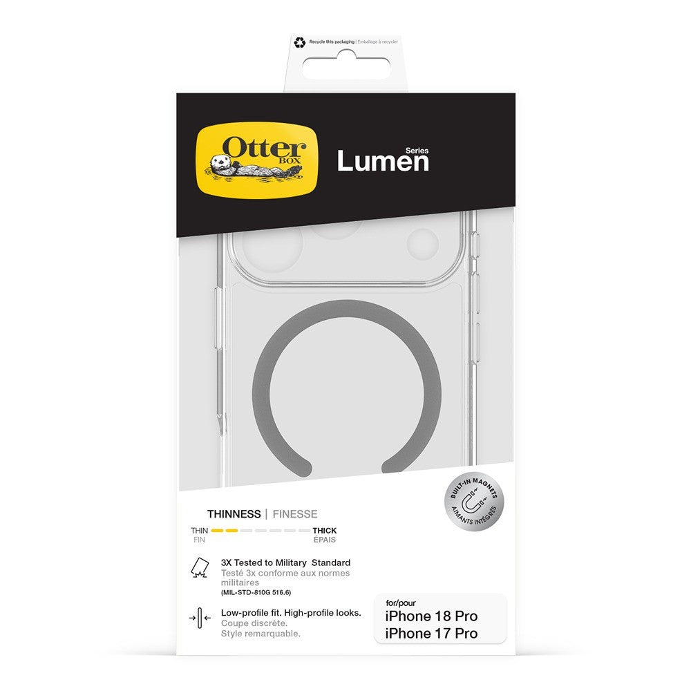 Otterbox iPhone 17 Pro/iPhone 18 Pro Kuori Lumen MagSafe Kirkas