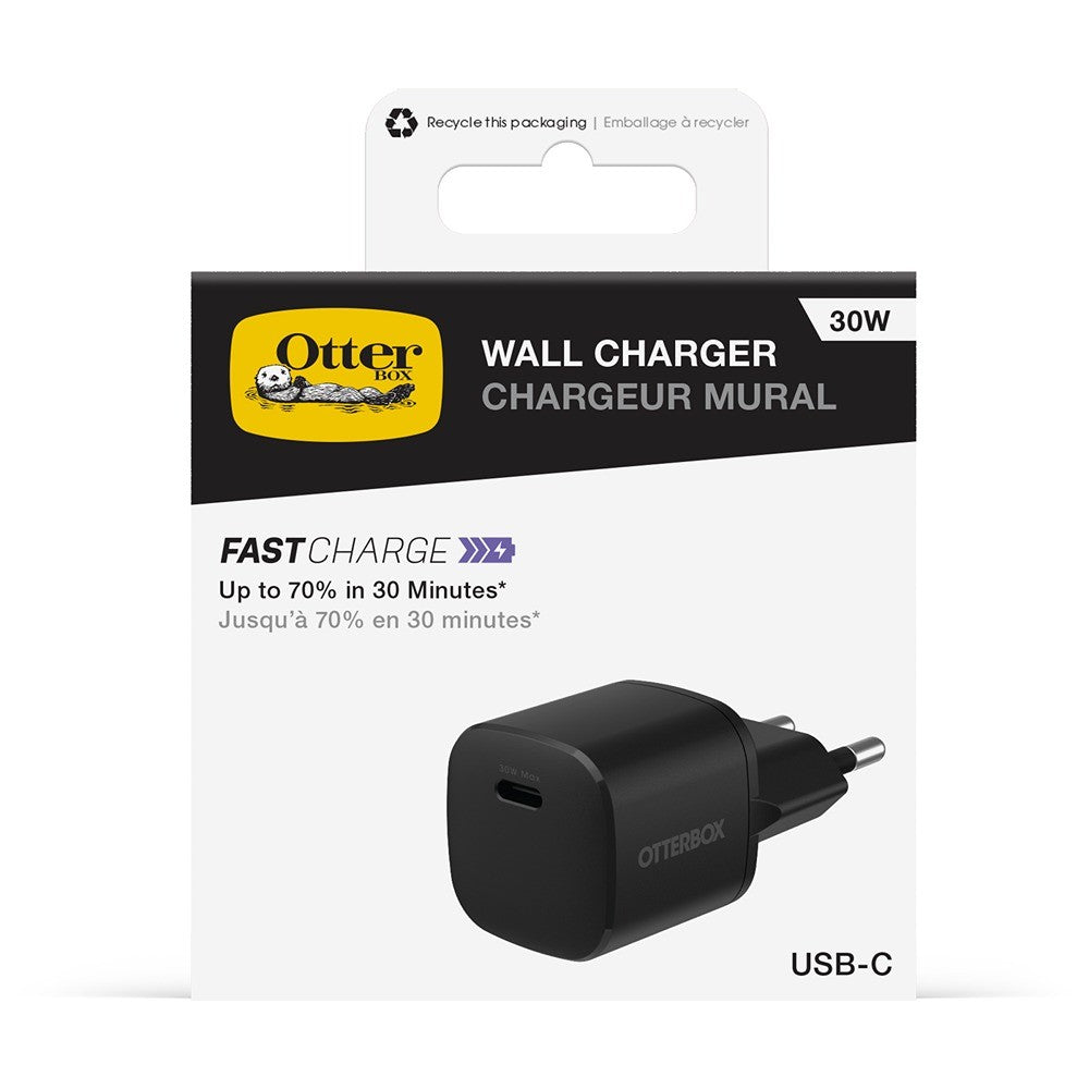Otterbox Laturi Fast Charge Standard USB-C 30W Musta