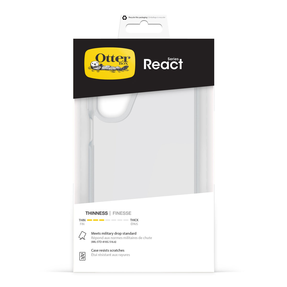 Otterbox Samsung Galaxy A16/A17/A18 Kuori React Kirkas