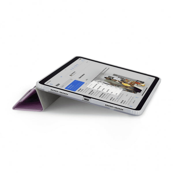Pipetto iPad Air 11 (M2/M3/M4) -suojakotelo Origami No1 Original Case, metallinhohtoinen violetti