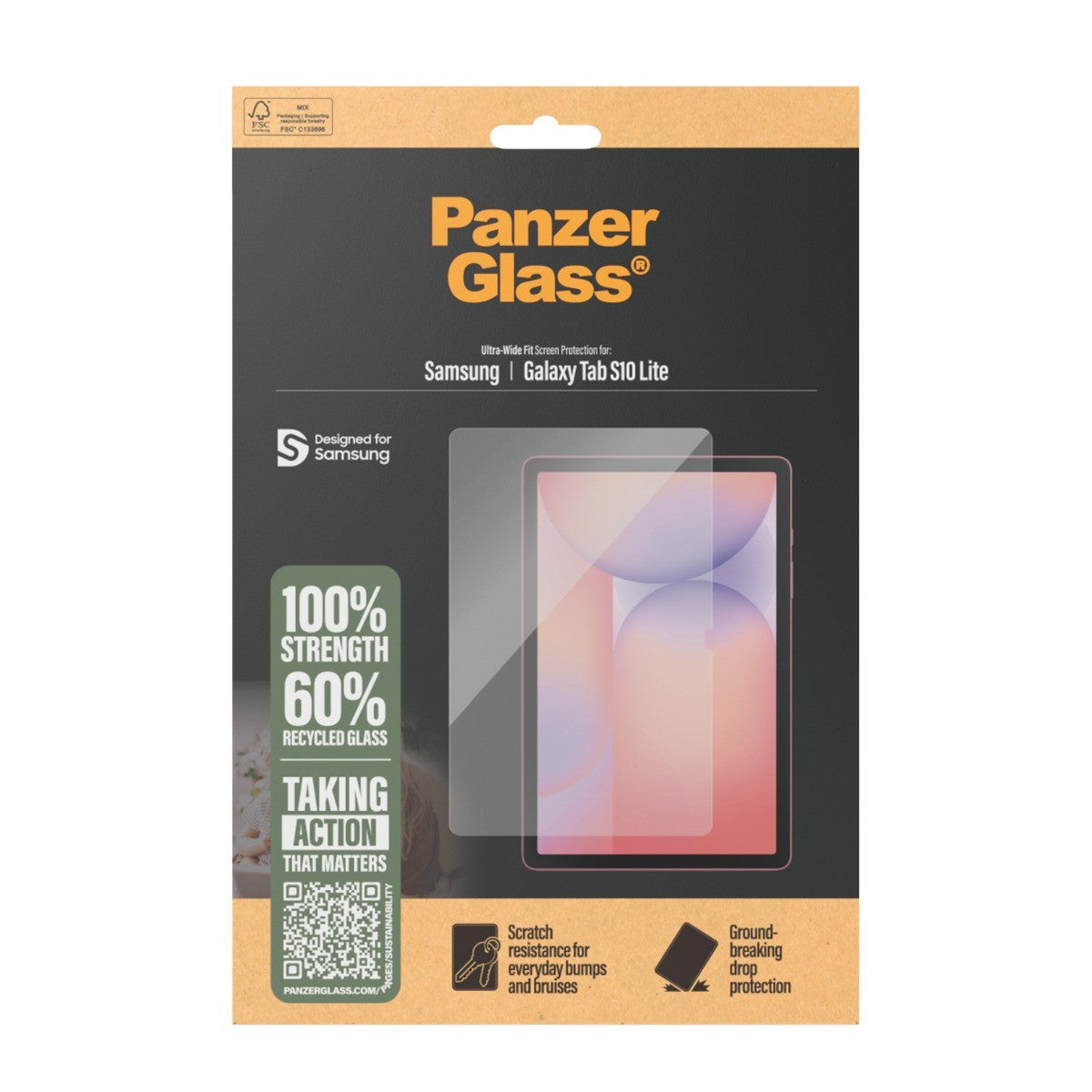 PanzerGlass Samsung Galaxy Tab S10 Lite Näytönsuoja Ultra-Wide Fit