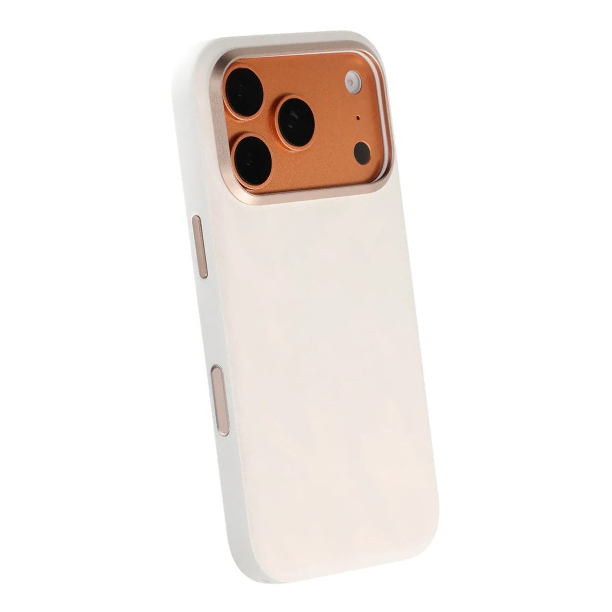 iPhone 17 Pro Max/iPhone 18 Pro Max Kuori Plumtextur MagSafe Valkoinen
