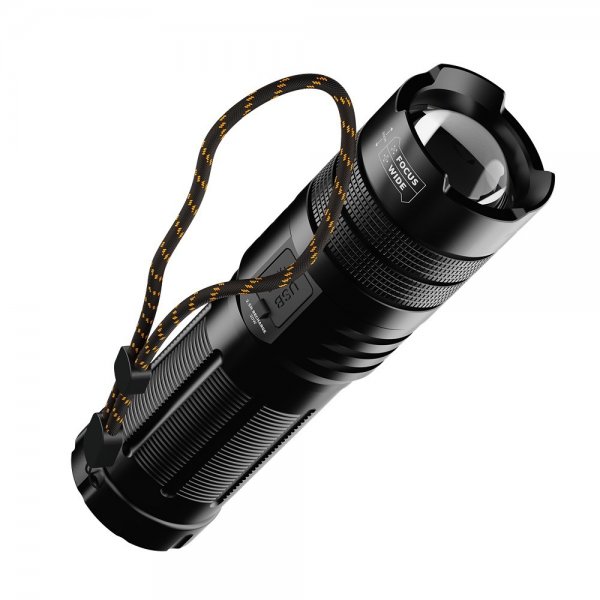 Xtorm Powerbank taskulampulla 10 500 mAh USB-C PD 20W Musta