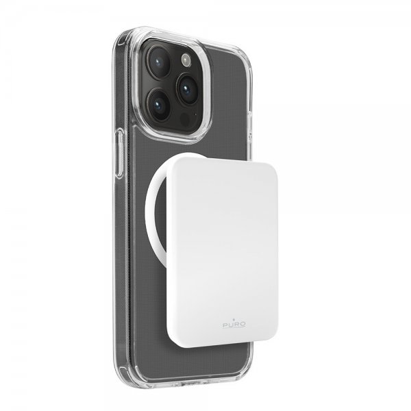 Puro MagSafe Powerbank Mini Power Mag Valkoinen