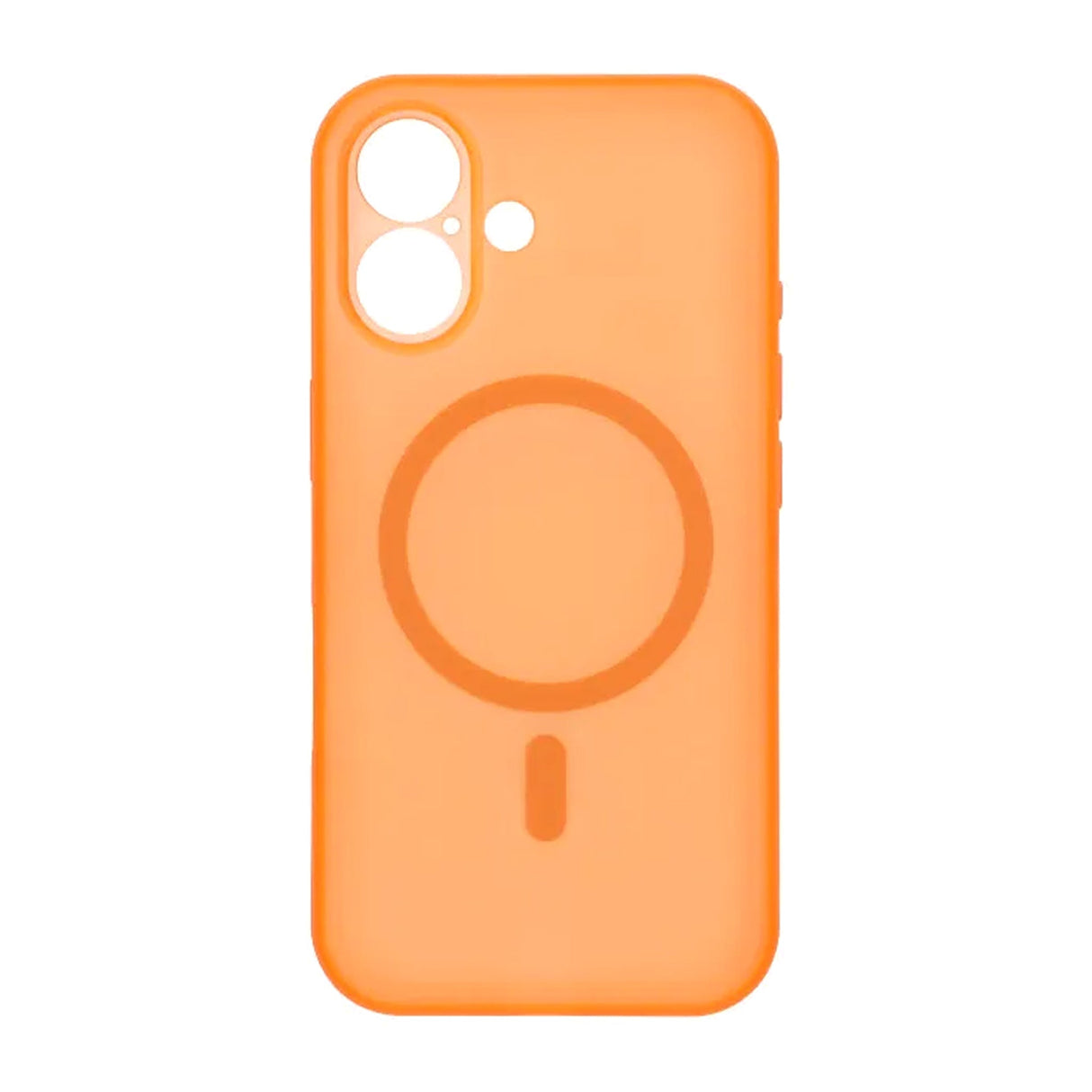 iPhone 16 Kuori Kameran linssinsuojus MagSafe Oranssi
