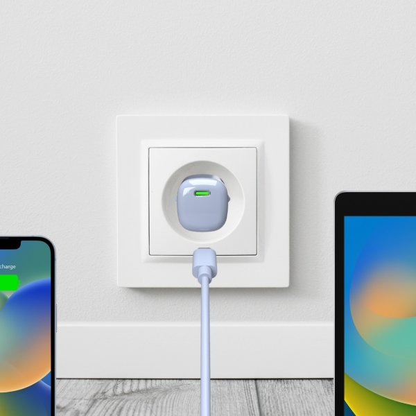 Puro Laddare MiniPro GaN USB-C 20W Sininen