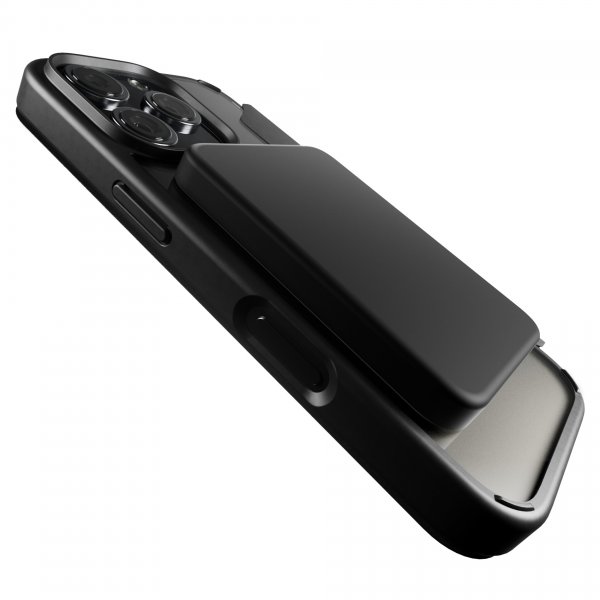 Puro iPhone 16 Pro Max -suojakotelo Book Mag 2, musta