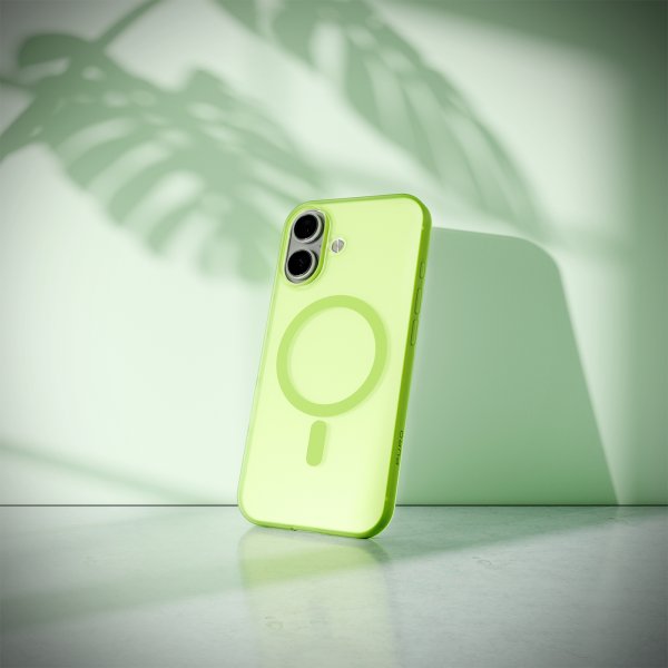 Puro iPhone 17 -kuoret Daylight MagSafe Salted Lime