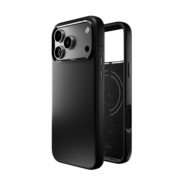 Puro iPhone 17 Pro Max -kuori ICON Mag Pro musta