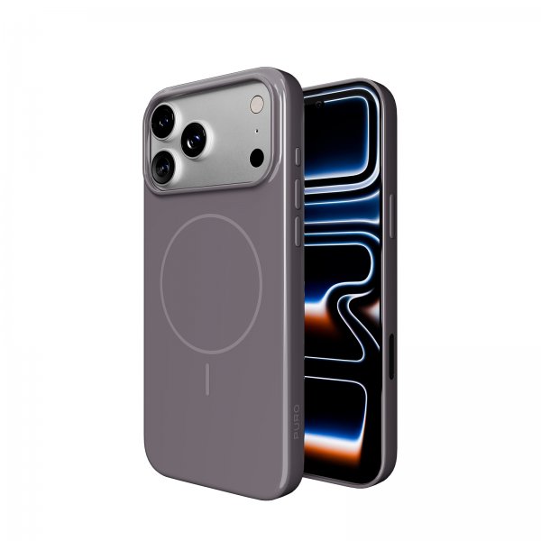 Puro iPhone 17 Pro Max Kuori Pulse MagSafe Tummanharmaa