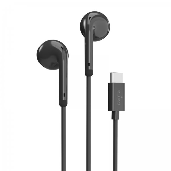 Puro Langalliset kuulokkeet Filo USB-C Musta
