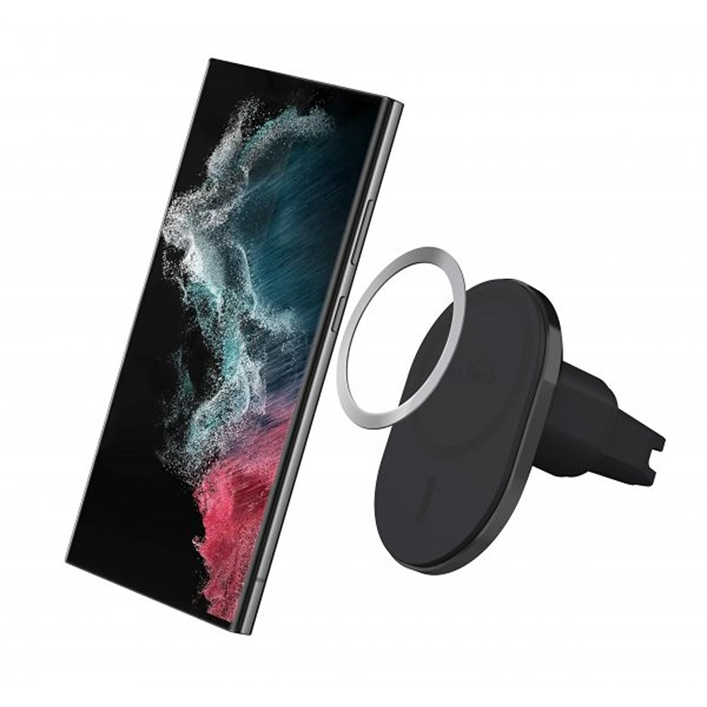 Puro Autoteline Mag Pro 15W MagSafe Musta