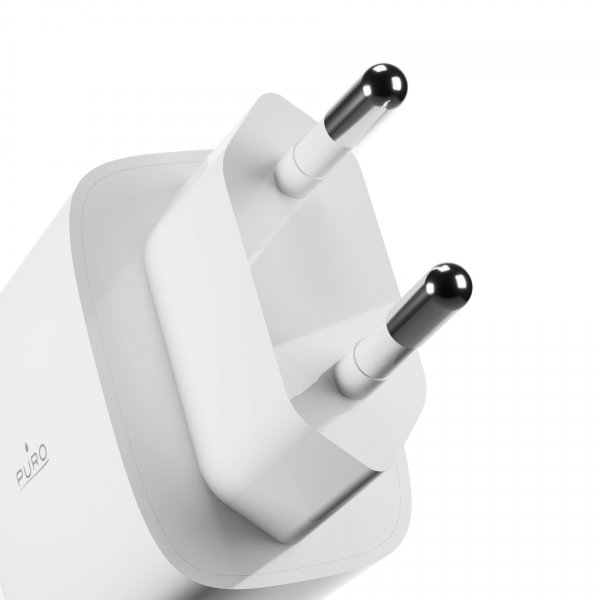 Puro-laturi kaapelilla ProLite Kit USB-C 25W 1,2m Valkoinen