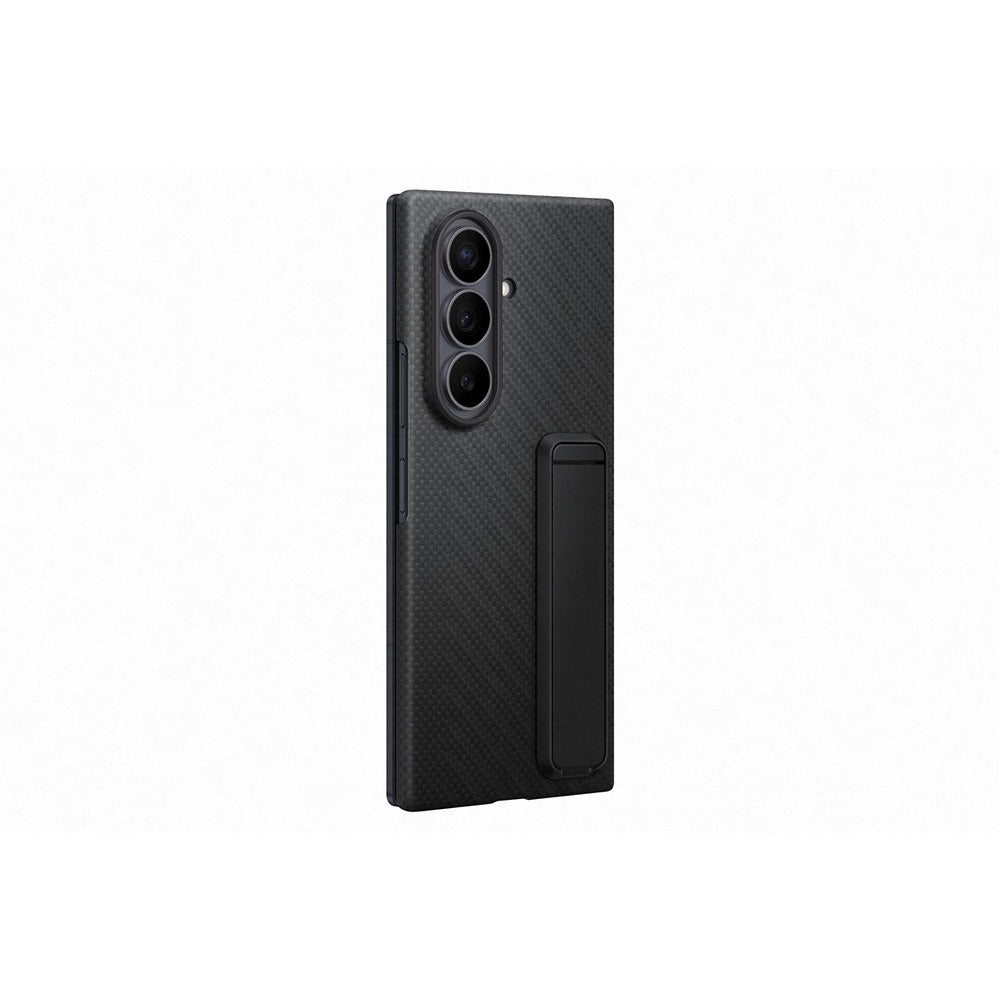 Samsung Original Samsung Galaxy Z Fold 8 Ultra Kuori Carbon Standing Case Musta