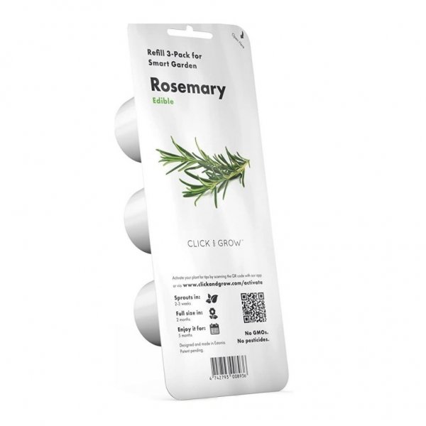 Click and Grow Smart Garden täyttöpakkaus 3 kpl - Rosmariini