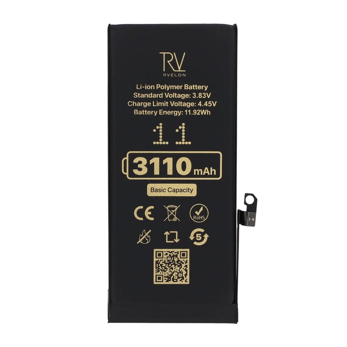 Rvelon Premium-akku iPhone 11 -puhelimelle – 3110mAh
