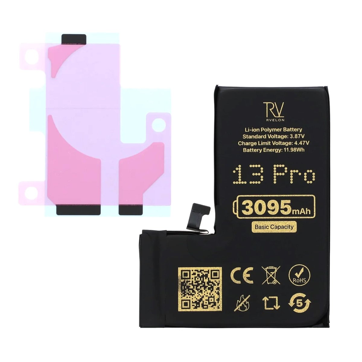 Rvelon Premium Akku iPhone 13 Pro - 3095mAh