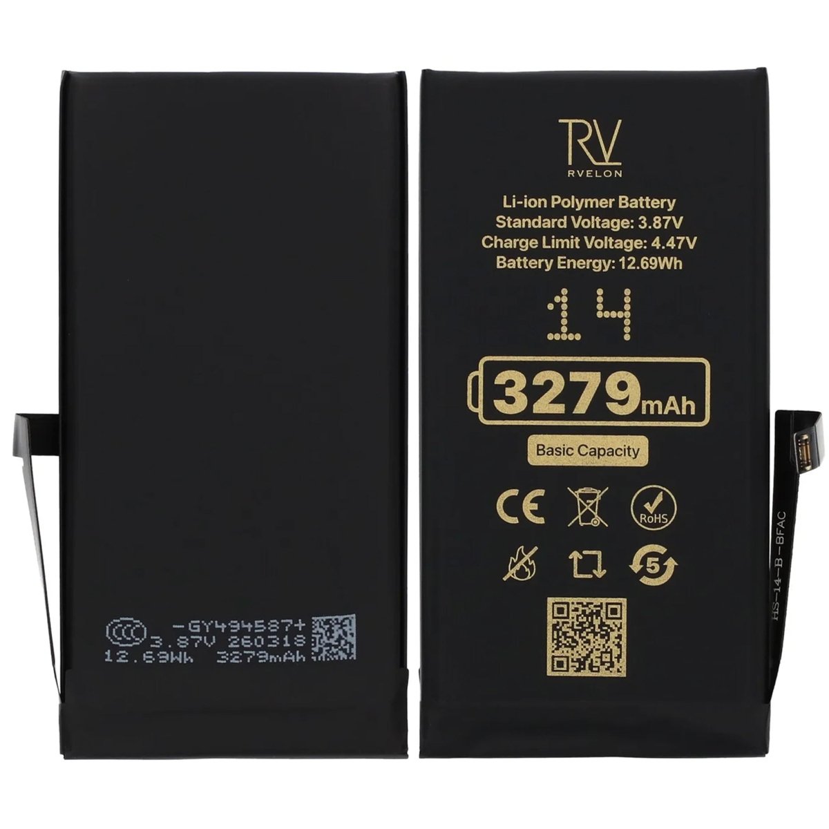 Rvelon Premium Akku iPhone 14 - 3279mAh