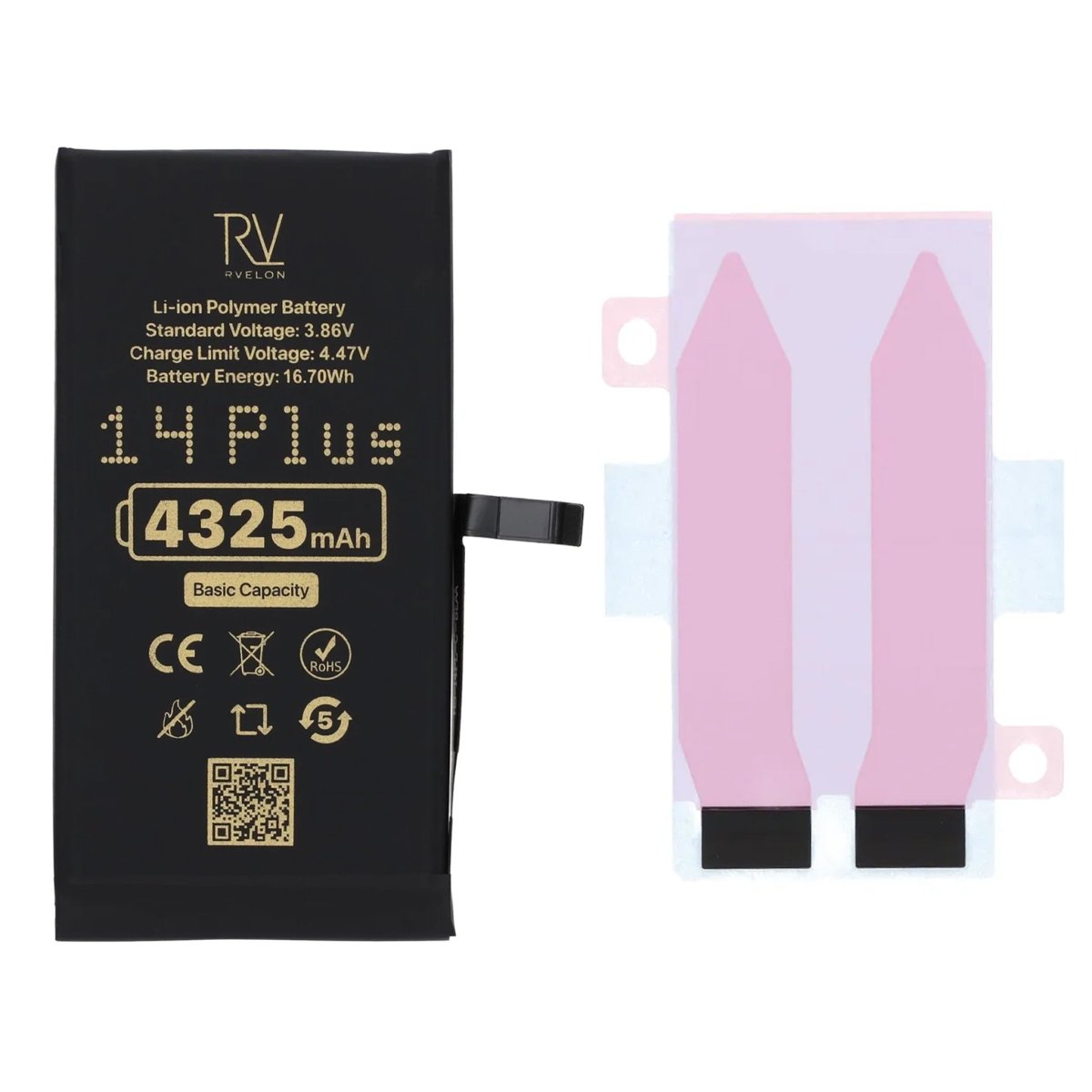 Rvelon Premium Akku iPhone 14 Plus - 4325mAh